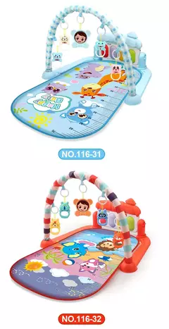 Multifuncional Fitness Frame Crawling Tapete para Crianças, Baby Gym, Play Mat, Rack Musical, Infantil, Brinquedo Educativo, Presente para Crianças - comprar online