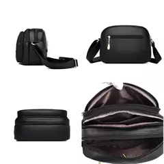 Bolsa mensageiro de couro macio para mulheres, bolso múltiplo, resistente ao desgaste, bolsa feminina de luxo, bolsa de alta qualidade - Wolf Magazine