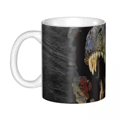 Dinossauro personalizado World Jurassic Park Canecas DIY Horror Movie Ceramic Ch
