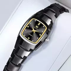 OLEVS-Relógio de aço inoxidável impermeável para mulheres, relógios luxuosos de ouro para senhoras, moda criativa, relógio de pulso elegante
