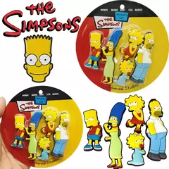 5 pçs simpsons homer ímãs de geladeira bonito ímãs decorativos personalizado resina geladeira ímã armário presentes do feriado