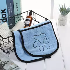 Toalha para animais de estimação, secagem rápida, roupão de banho para cães, fibra macia, absorvente, toalha de banho para gatos, conveniente, limpeza de animais de estimação, acessórios para animais de estimação