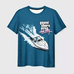 Homens e mulheres Grand Theft Auto Vice City 3D Print Streetwear, Camisetas de grandes dimensões, Tees crianças, Tops roupas, novo jogo, GTA - loja online