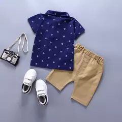 Conjuntos casuais de roupas de algodão infantis, camisetas e shorts para bebês, moda nova de verão, conjuntos de roupas 2 pcs, 2022 na internet