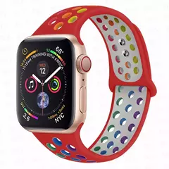 Pulseira de Silicone Pride para Apple Watch, bandas esportivas, Ultra, 49mm, 44mm, 45mm, 38mm, 40mm, 41mm, iWatch Series 8, 7, 6, 4, 5, 3, 9 SE - comprar online