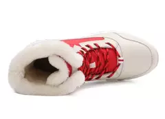 Imagem do Botas de neve de plataforma antiderrapante para mulheres, Ankle Boots de pele quente, Cunhas impermeáveis, Botas altas para coxa, Sapatos de inverno