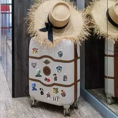 Harries potter brinquedos clássicos luna ron adesivo hermione malfoy snape adesivos à prova dwaterproof água para telefone portátil scrapbook scooter brinquedo - comprar online