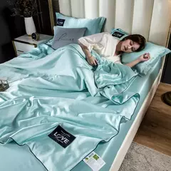 Mulberry Silk Consolador Edredon Insert, Luxo Cobertor De Seda Natural, cama de cetim, rainha, solteiro, duplo, cama tamanho Twin, verão - comprar online