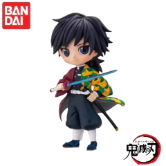 Em estoque original bandai demon slayer q posket série shinobu kocho zenitsu agatsuma tanjiro kamado estatueta modelo colecionável na internet
