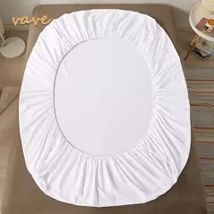 Tampas ajustáveis antiderrapantes do colchão do algodão, folha cabida com faixas elásticas, único, dobro, rei, cama queen size, 140 cm, 160 cm, 200cm - comprar online