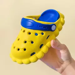 Sandálias Respiráveis Antiderrapantes para Crianças, Sapatos de Bebê, Buraco, Meninos e Meninas, Interior, Sola Macia, Jardim, Infantil, Verão na internet