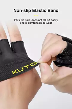 KUTOOK-Luvas Esportivas de Fitness para Treinamento, Halterofilismo, Treino, Luvas Parciais Duráveis com Almofada para Exercício, Acessórios de Ginástica na internet