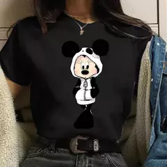 Moda mickey minnie mouse disney camiseta roupas femininas verão manga curta topos casuais camiseta kawaii - loja online