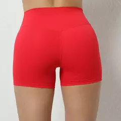 Shorts de ginástica Push Up para mulheres, roupas de ioga, roupas fitness, roupas esportivas, workout, café, branco, vermelho, verão, 2022 - comprar online