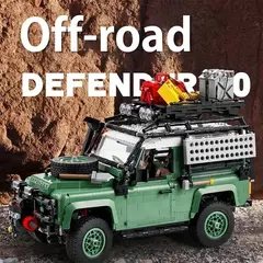 Novo de alta tecnologia land rovered defender 90 tijolos compatível super fora de estrada blocos de construção de carro de corrida 2336 pçs crianças brinquedos presentes - loja online