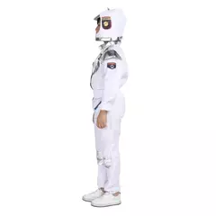 Fantasia de cosplay de astronauta de desenho animado para menino, macacão e chapéu de uma peça para Halloween, roupa infantil para festa de carnaval na internet