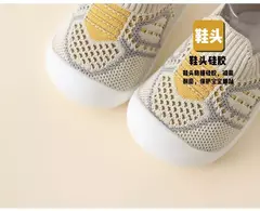 Sapatos de malha respirável para recém-nascido, meias infantis, fundo macio, antiderrapante, menino e menina, 0 a 5 anos, verão - comprar online