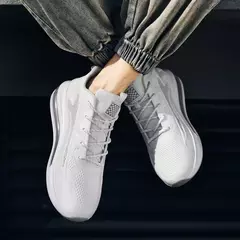 sapato masculino Sapatos masculinos masculinos sapatos casuais tenis sapatos de luxo treinador corrida respirável sapatos moda mocassins tênis para homem - comprar online