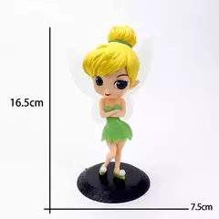 Disney q posket princesa tinker bell neve branca figura de ação modelo brinquedos decoração do bolo ornamento moda boneca na moda presentes aniversário - loja online