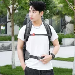 Mochila de caminhada resistente à água com capa de chuva, esporte ao ar livre, mochila de viagem para camping, escalada, montanhismo, 65L - Wolf Magazine