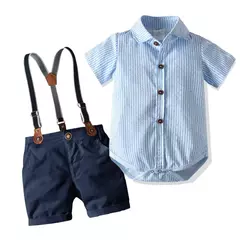 Roupa de aniversário de algodão para recém-nascidos, macacão formal, macacão infantil, roupas para 3, 6, 9, 12, 18, 24 meses, verão - Wolf Magazine