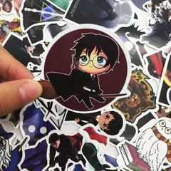 Harries potter brinquedos clássicos luna ron adesivo hermione malfoy snape adesivos à prova dwaterproof água para telefone portátil scrapbook scooter brinquedo - Wolf Magazine