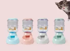 Alimentadores automáticos para cães, garrafa de água de plástico, tigela para alimentação e beber, dispensador de água para cães, tigela de alimentação para animais de estimação, suprimentos para animais de estimação