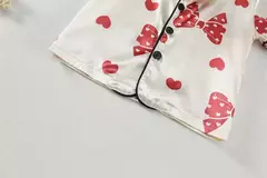 Baby Girls' Sleepwear Suit, Pijama infantil, Roupas infantis, Toddler Casual Costume, Roupas de verão, Camisa infantil, Shorts, Novo, 2Pcs Set - loja online