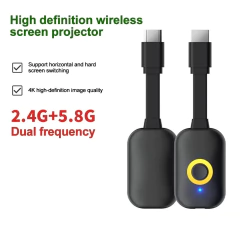Adaptador HDMI sem fio Mirascreen 4K 2.4G/5G HD Conector Wifi Display Receptor de vídeo Espelhamento de tela para projetor de TV - comprar online