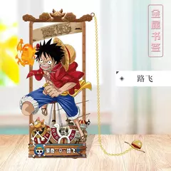 Marcadores de metal de uma peça com vários personagens de desenhos animados para fãs de cosplay figura de anime de uma peça - loja online