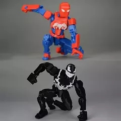 3d impresso spiderman veneno marvel legends super-heróis brinquedos figuras de ação anime multi-articulado shapeshift manequim modelo presentes - Wolf Magazine