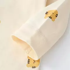 Urso dos desenhos animados impresso macacão para bebê recém-nascido, Onesie, macacão coreano, roupa infantil, roupas de meninos e meninas, 1 pc, outono - Wolf Magazine