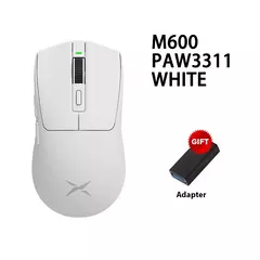 Delux-M600 Series Lightweight Wireless Gaming Mouse, 2.4G, Conexão de Modo Duplo, 26000DPI Macro, Ratos Recarregáveis para PC Gamer, 52g - Wolf Magazine