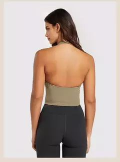 Imagem do Sutiã de ioga Halter Neck feminino, camisola de alças fitness, anti-flacidez, embelezadora para as costas, alta resistência, esporte, novo, 2024