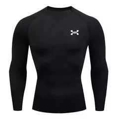 Camisa respirável Rashguard de compressão masculina, ajuste seco, camiseta esportiva MMA Fitness Gym, camisa de corrida, alta qualidade