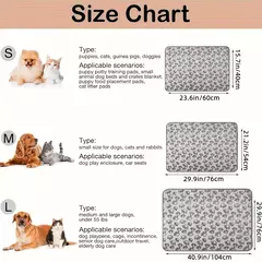 Toalha de banho para cachorros e gatos, cobertor macio e fofo para animais de estimação de alta qualidade, tapete para animais de estimação com padrão fofo de desenho animado, cobertor quente e confortável - comprar online
