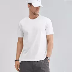 Camiseta de algodão de mangas curtas para homens e mulheres, camiseta masculina, tops simples básicos para meninos e meninas, tamanho grande 5XL, boa qualidade, venda de verão - loja online