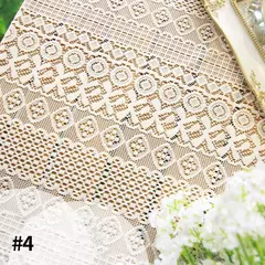 Toalha De Mesa De Renda Branca, Cobertura De Mesa De Jantar, Decoração De Festa De Casamento, Tampas De Mesa, Sala De Estar, Decoração De Mesa - Wolf Magazine