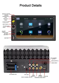 Imagem do 7/9/10 polegada universal android 13 rádio do carro 64g autoradio android 2 din rádio do carro gps bt central multimídia sistemas de carro inteligente