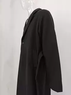 IEFB-Sobretudo de lã de peito único masculino, casaco casual solto, manga longa, tendência coreana, moda outono, inverno, novo, 9D1655 - loja online