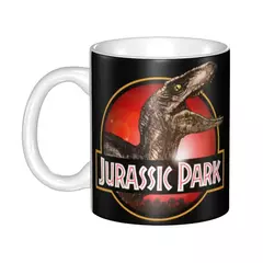 Dinossauro personalizado World Jurassic Park Canecas DIY Horror Movie Ceramic Ch - loja online