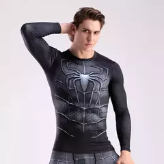 Rashguard super t-camisa masculina de manga longa compressão apertado fitness gym esportes impressão digital correndo agasalho herói jerseys - loja online
