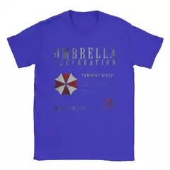 Unisex Vintage 100% algodão Tees, lembrança agradável Resident Evil, presentes de guarda-chuva para fãs, camisas para adultos, camisas para homens e mulheres na internet