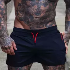 Calça de treino respirável masculina, calção de ginástica, moletom fino, esportes de maratona, moda verão 2024 - loja online