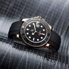 Pagani design esportes masculino relógio de pulso mecânico safira luxo relógio automático para homem aço inoxidável à prova dwaterproof água