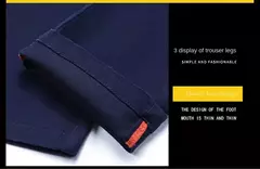 KUBRO-Calças de tecido fosco elástico para homens, calças formais, terno social, traje casual, primavera, outono, 2023 - Wolf Magazine