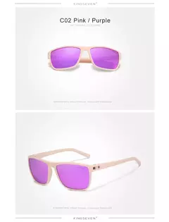Kingseven óculos de sol polarizados para homens e mulheres, moldura quadrada, melhor para dirigir, viagens ao ar livre, novo lc755 - Wolf Magazine