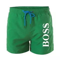 Shorts esportivos respirável de secagem rápida masculino, calções casuais com cordão forrado com malha, surf à beira-mar, praia, verão, novo na internet