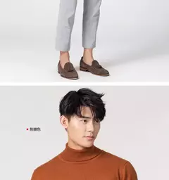 Imagem do Suéter de gola alta masculino pulôver de cashmere suéteres de gola alta, camisa, roupas para outono e inverno, 2023