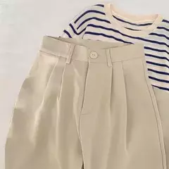 HELIAR-calça feminina de cintura alta, calça reta para senhoras do escritório, botão casual, calça preta solta, nova, outono - Wolf Magazine